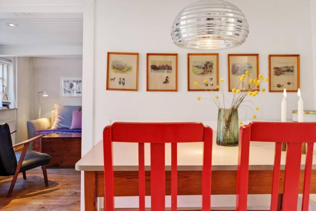 Hyggeligt Gammelt Fiskerhus I Marstal Villa Bagian luar foto